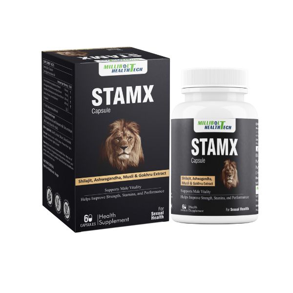 STAMX Capsules for male vitality.