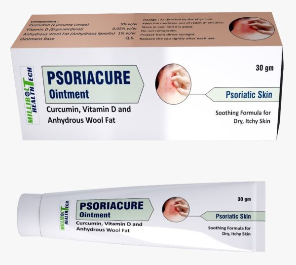 Psoriacure Ointment for Psoriasis, dermatitis, itchy, scar and dry skin